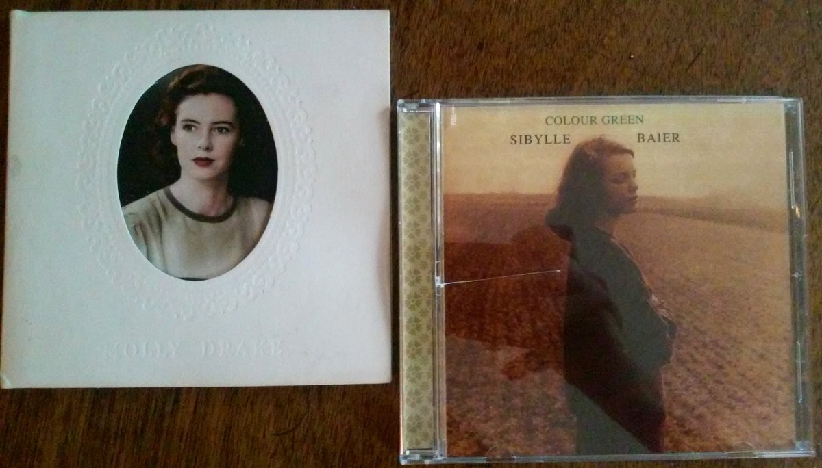 JMF1007's tweet photo. 💆 I've wanted for a while so I finally ordered 🎼 #MollyDrake's lovely self-titled CD and #SibylleBaier's poignant #ColourGreen CD 🎶 thru #Amazon 📍
p.s. Molly is #NickDrake's mother ❤ https://t.co/2FjqhC5Z0U