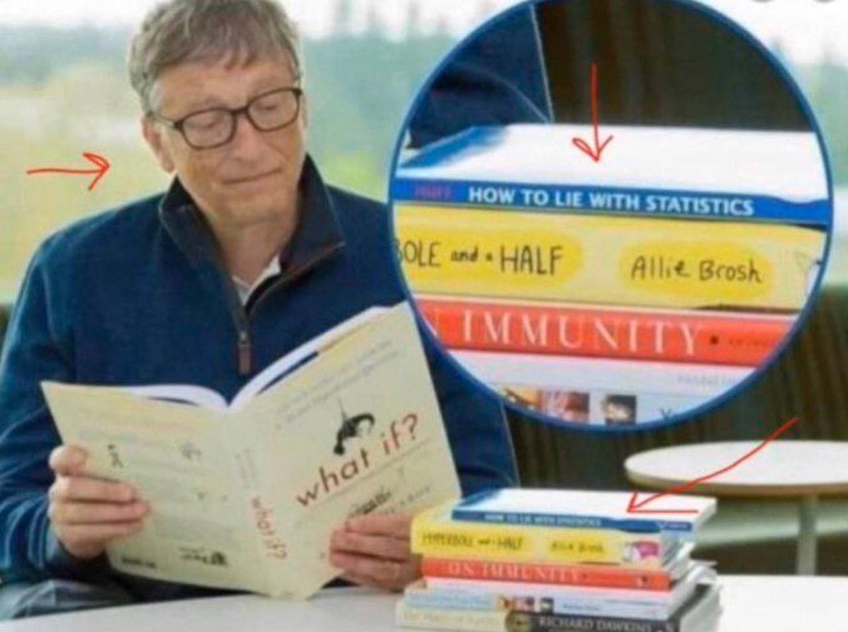 Ariel_Reittel's tweet photo. Lectura de verano de Billy en 2020. Entre ellos "Cómo mentir con las estadísticas".
Ya q estas... sali de Windows, queres? https://t.co/xjh3x3mmAI