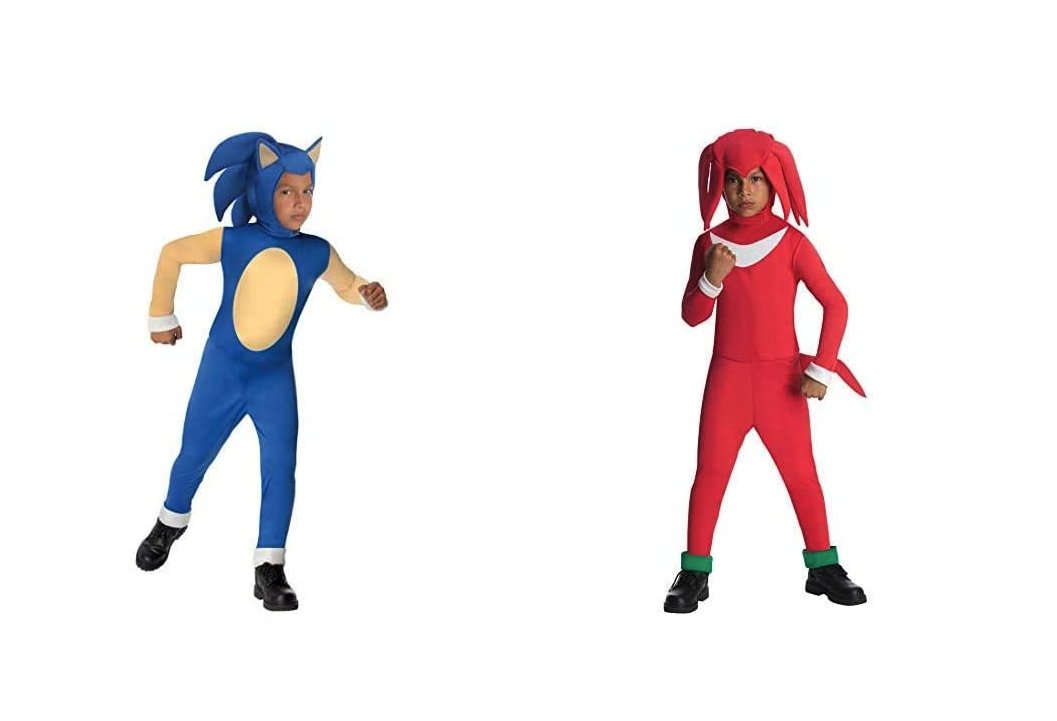Sonic and Knuckles Costumes are 5% off on Amazon. 