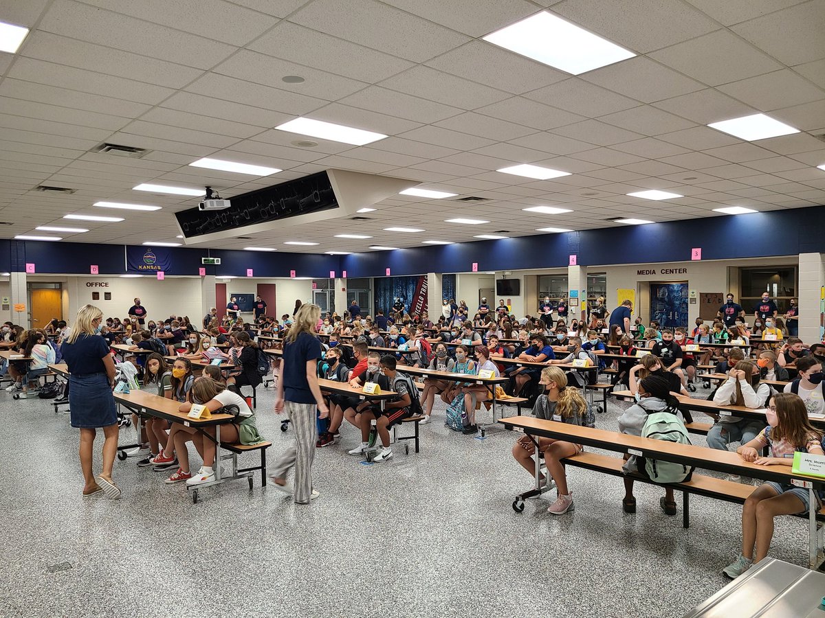 It got real today. All the 6th graders showed up!