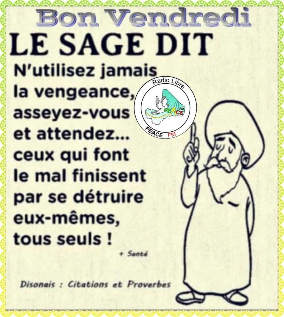 CriPeuple's tweet image. Une pensée d' sage à travers le monde