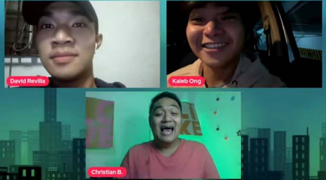 CatherineCoz19's tweet photo. Last night chikahan at NON segment of mommy @siechan21 with his 2 special guest @Kaleb_Ong & @_davidrevilla ❤❤❤ Cast of Love Is The Series🥰🥰🥰
@BrightA3_ph
#LoveIs
#BAE
#KalVid #VladPoy https://t.co/bg1oJ0ChnS