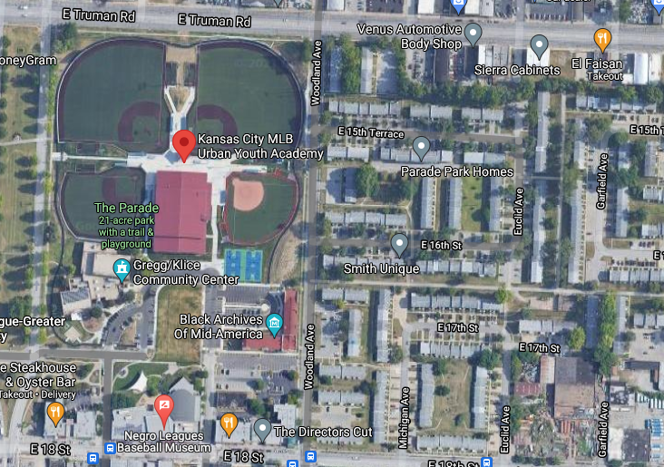 KevinKaduk's tweet photo. MLB would need to move some things around, but having a game blocks from the Negro Leagues Baseball Museum would be great. https://t.co/WCQ8aBHltC