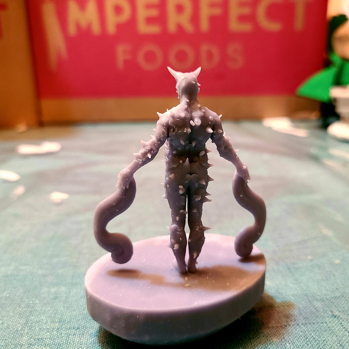 JaydenMcCross's tweet image. Nature&apos;s Wrath / Thorn Elemental - made in Zbrush, sliced in Lychee, printed on Anycubic Mono #3dprinting #zbrush #slaprinting #customart #newbie