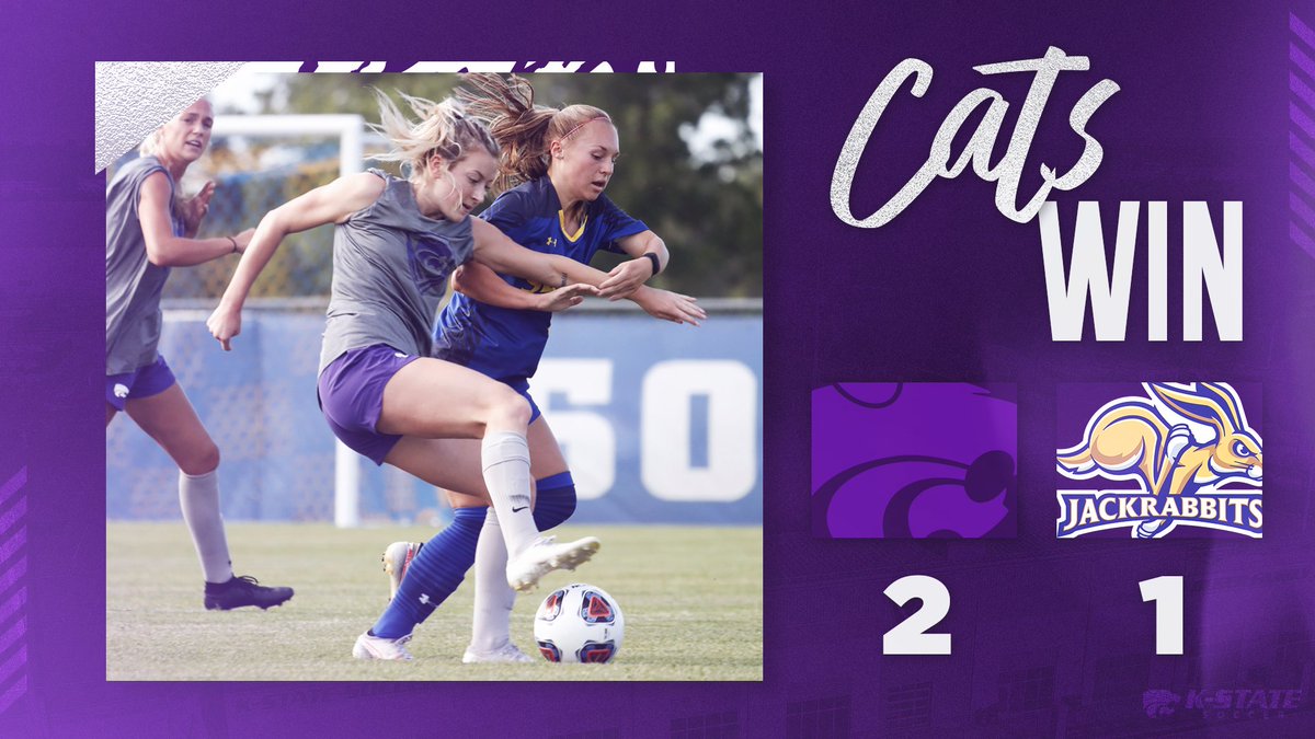 Freshman @adah_anderson19 nets a pair to send the Wildcats to the exhibition win.

K-State hosts Wyoming on Sunday afternoon at 1 p.m., to close out its exhibition schedule.

#KStateSOC x #RiseWithUS21