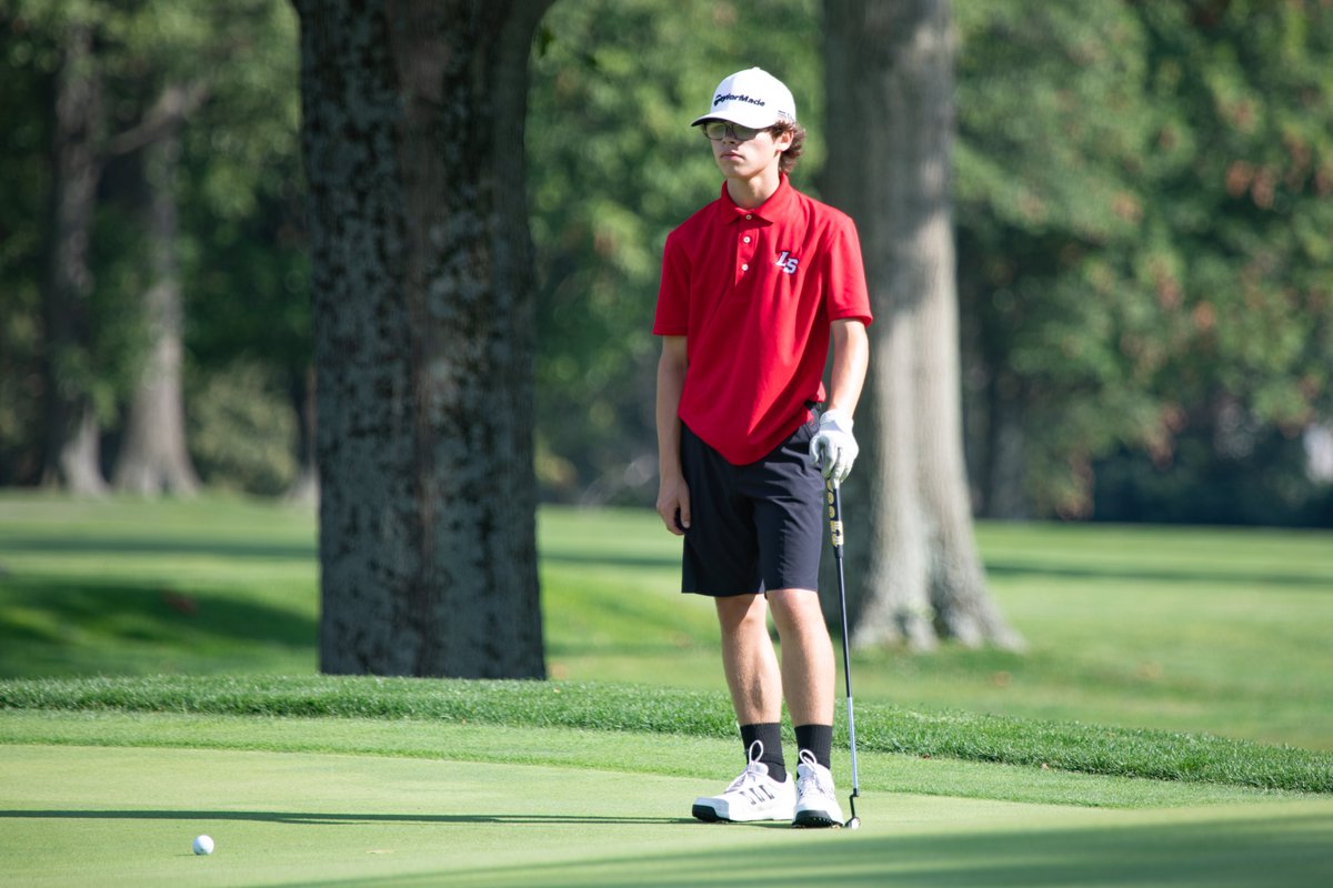 JV Golf teed it up in a dual match with Elder this afternoon @ClovernookCC. Freshman Colin Birck was low Lancer firing a solid 45 (+10) in his first high school action but the Lancers came up short falling 173-185. @LS_LancerATH @LaSallePride