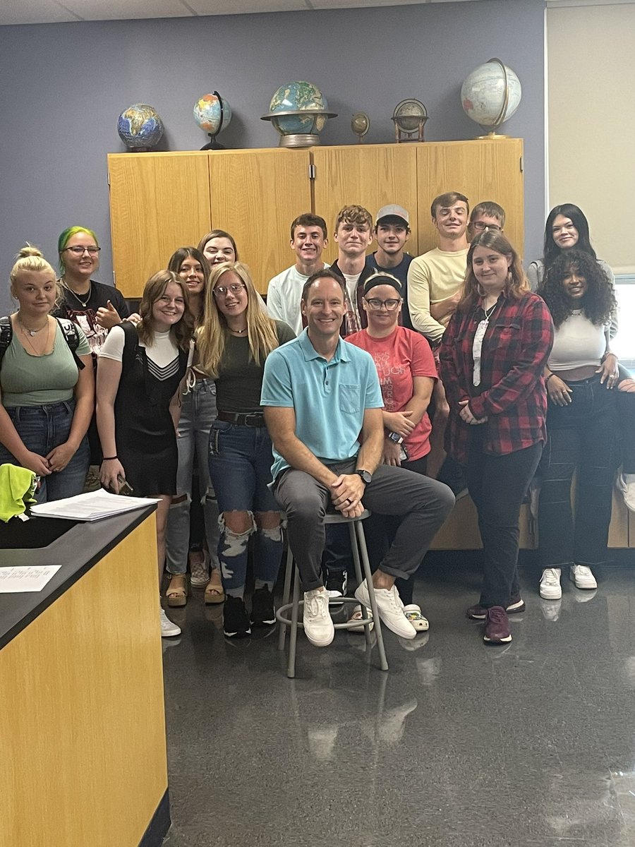 First day of senior year for the “A Team”