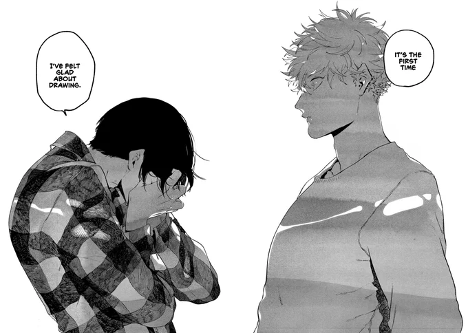dont mind me i just here, crying 
From manga Blue Period 