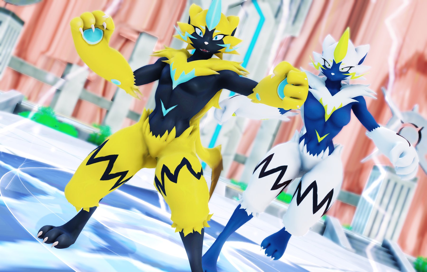 Zeraora makes a great popcorn machine! [OC] : r/pokemon