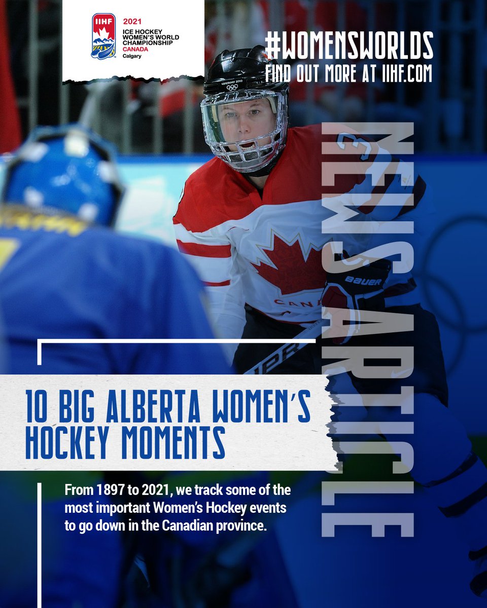 What's the origin story of women's hockey in Alberta? 

From 1897 to present day, here are 10 big moments you need to know: iihf.com/en/events/2021…

#WomensWorlds