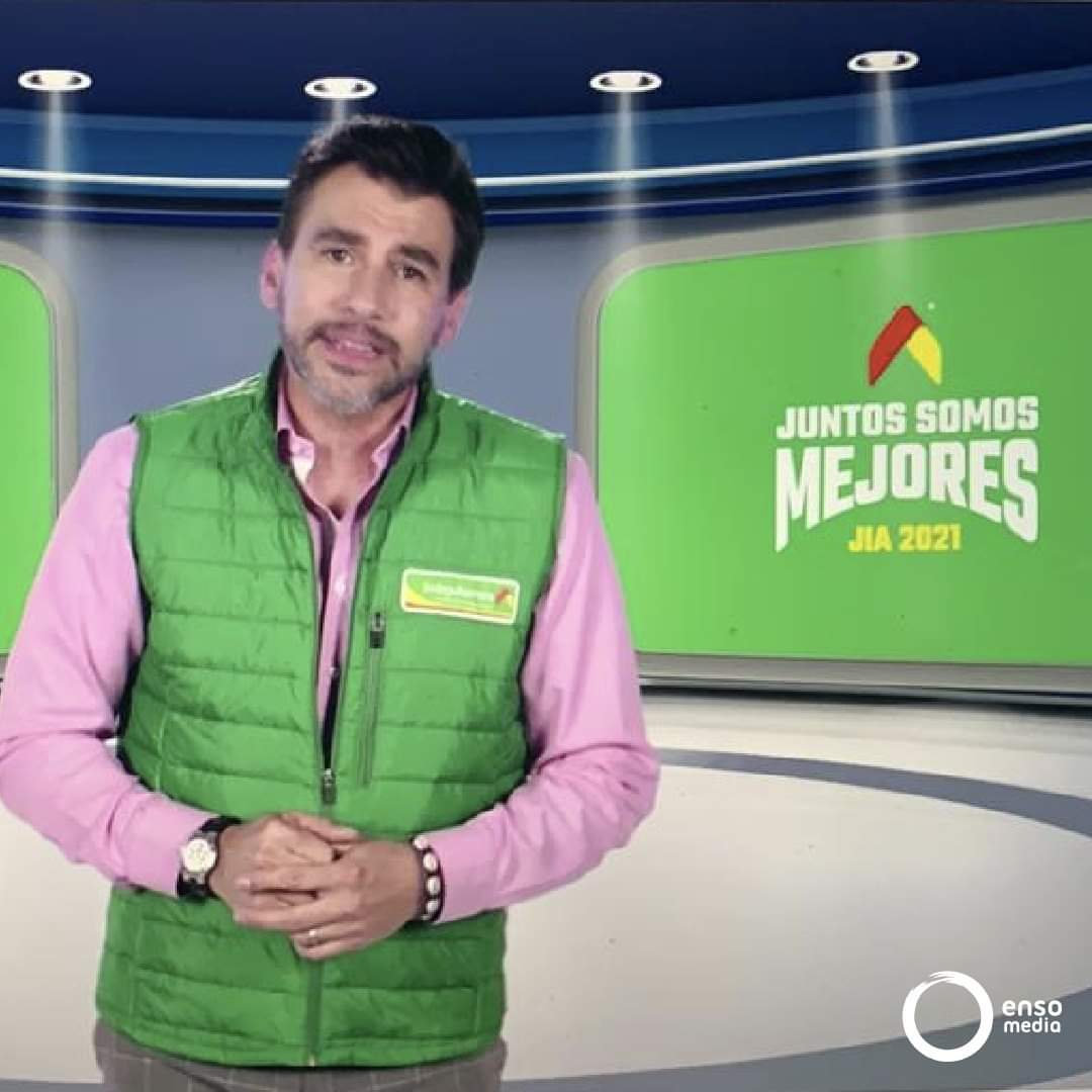 📲 | Evento virtual - JIA Walmart 2021. 

✅ 12 días de grabaciones previas vía remota con más de 150 participantes.
✅ Más de 35 horas de contenido editado y postproducido para diferentes formatos.
✅ Conducción de Paul Stanley y Natalia Téllez en foro virtual.

#ensomedia