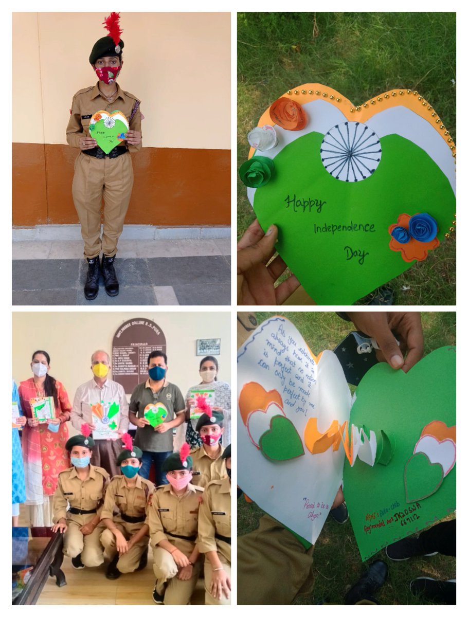 ChibEkta's tweet photo. 2 JK girls BN NCC is organizing  greetings card competition  at GDC  RS PURA  under the guidance of principal G.S. Rakwal and ANO Lt . Shaweta Choudhary 
@GDC_RS_ PURA_NCC 
@DteJKL
@HQ_DG_NCC_
@Rajnathsingh_in
@DefenceMinindia 
@Amritmahotsav
@mygovinindia https://t.co/kDkRrShcnU
