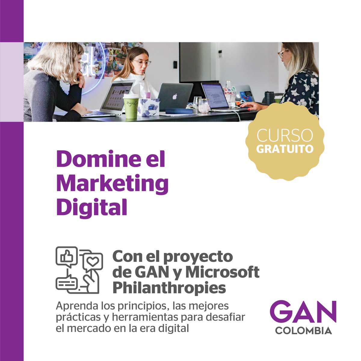 ¿Qué se necesita para ayudar a las empresas a crecer? Habilidades creativas, analíticas y tácticas. Con el curso de "Digital Marketer" aprenderá las mejores prácticas y dispondrá de herramientas digitales para generar nuevas oportunidades a las compañías: bit.ly/3gHUS27