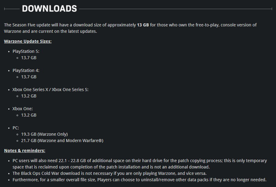 Patch 13.7 Notes