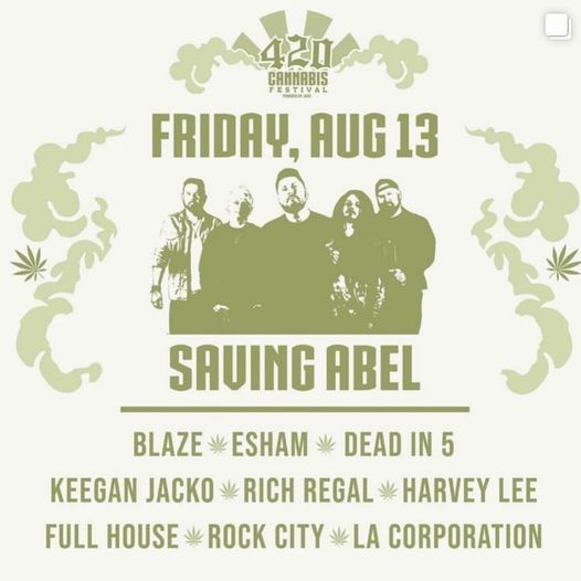 #Lansing #LansingMi #Michigan #420CanabisFestival #LiveMusic #Concert AUGUST 13TH 2021 w/ KEEGAN JACKO #Music &amp;  , <a href="/SavingAbel/">SavingAbel</a> #Band and many more ! More info @ facebook.com/keeganjackomus…