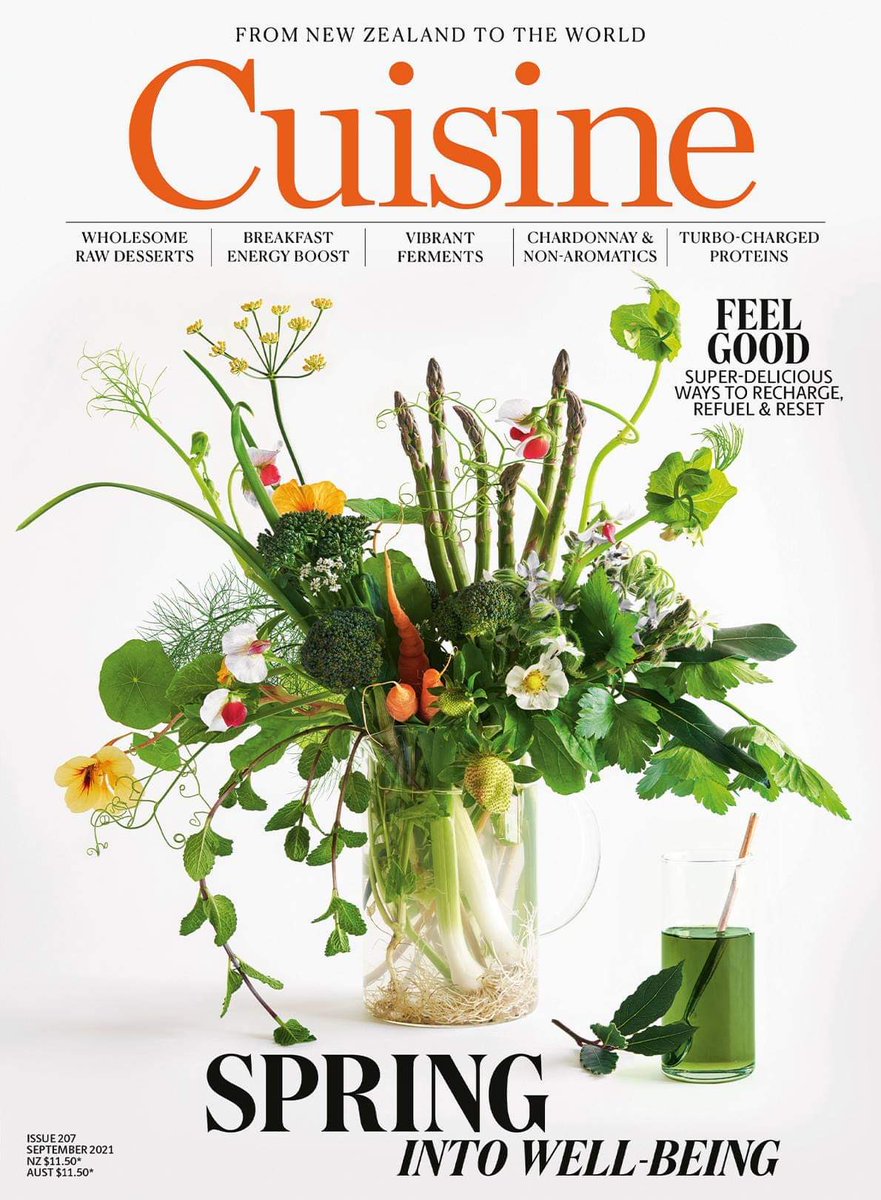 My mum Pat took great delight in gifting huge edible bunches from her garden to friends and neighbours. We hope you will love this one as much as we do… #spring #Wellbeing #cuisine #nzflavour