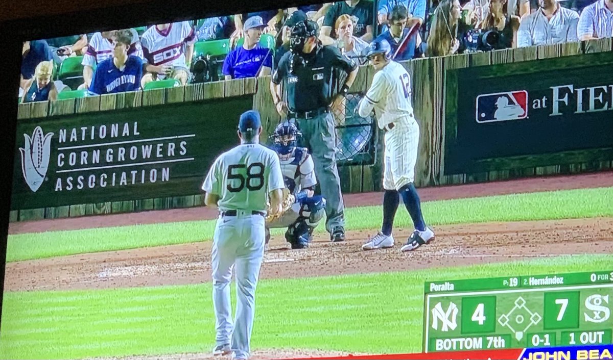 Thrilled to be a part of this amazing event. 🌽 ⚾️ America 🇺🇸 #MLBatFieldofDreams #BornForTheField.