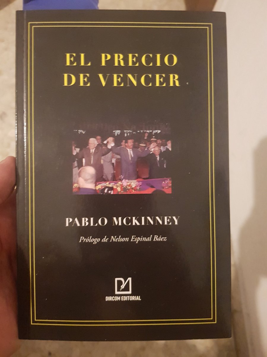 Nueva lectura: El precio de vencer de @pablomckinney.

#lectura #reading #politica #politics #demibiblioteca #libros #book