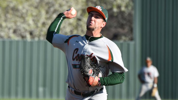 CFB247's tweet photo. Garrett Hale
UT Dallas, Pitcher 2017-2019 https://t.co/BaYDaa63yT