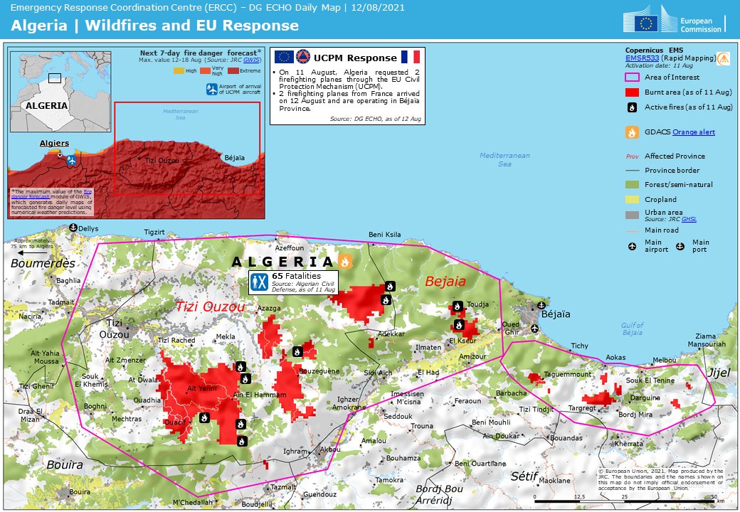 🗺️ Mapped: Algeria | Wildfires and EU response

🔗 europa.eu/!PdNDU3