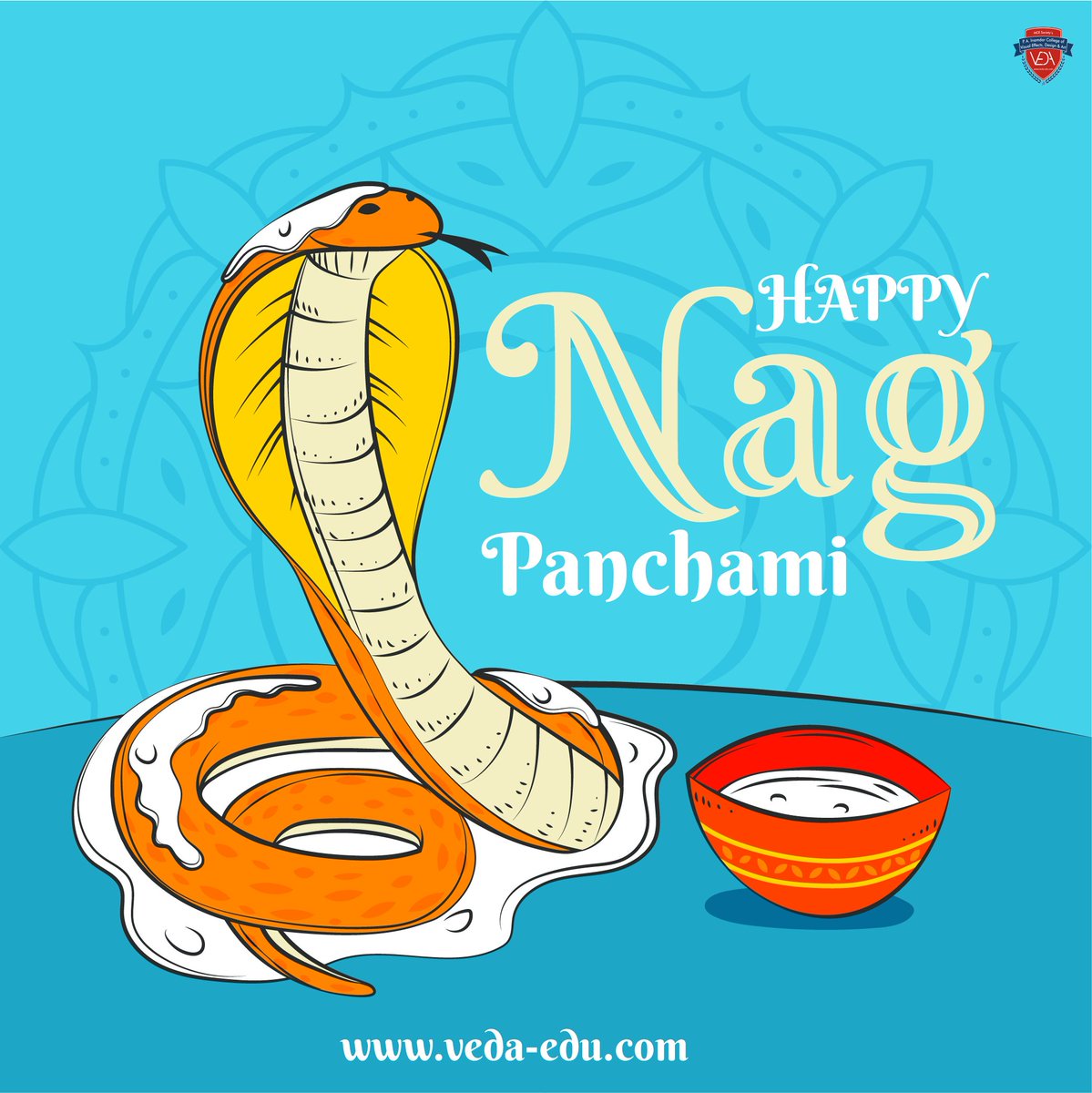 VEDA_PUNE's tweet photo. VEDA College wishes a Happy Naag Panchami!!!
#naagpanchami #Naag #naagdevta #festival #festivalsofindia #festival2021 #vedaedu #vedapune #lordshiva #Godblessings #God #animation #bestwishes #seccess #bestwishesforyou https://t.co/q2WxCWQLO9