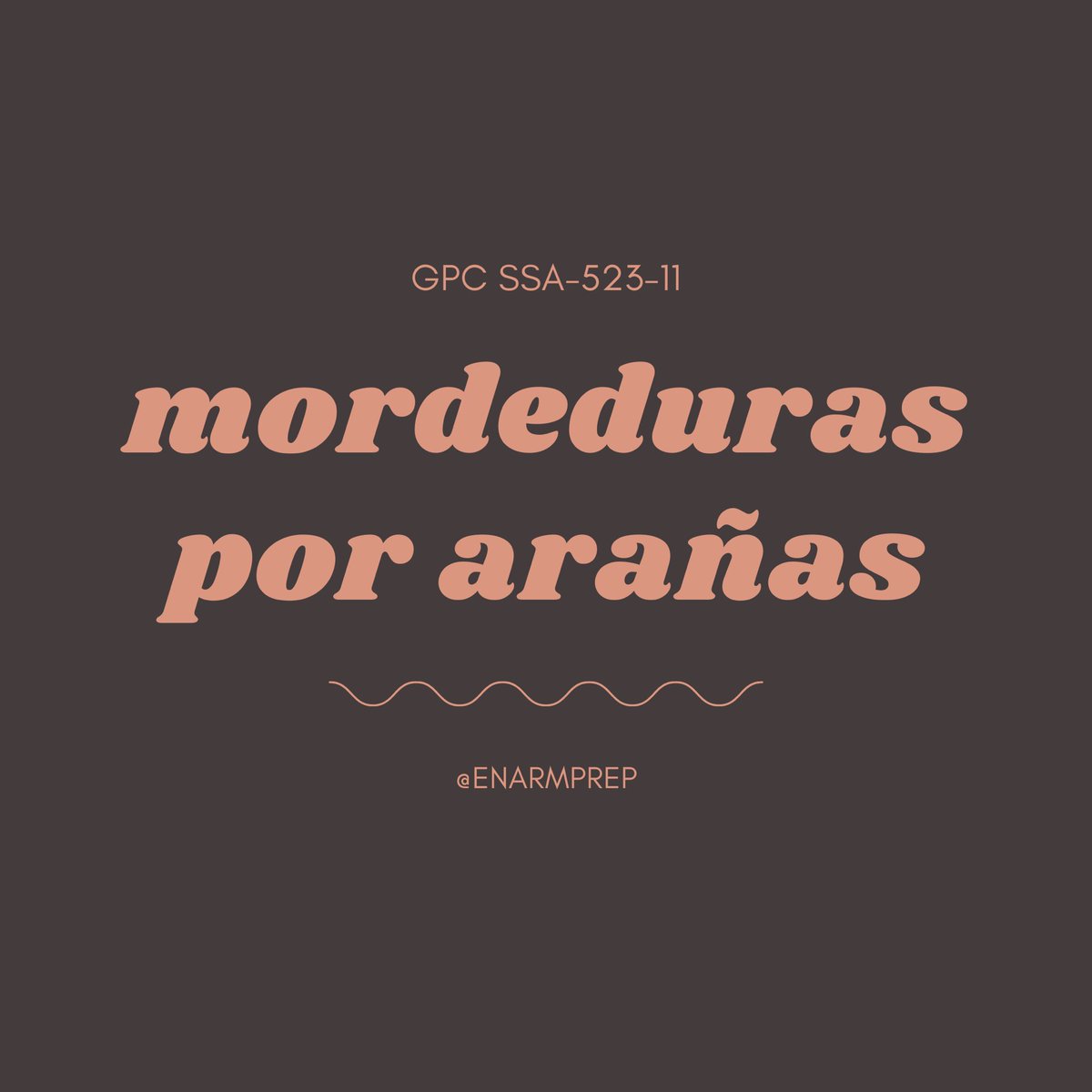 enarmprep's tweet image. MORDEDURAS POR ARAÑAS #enarm #ENARM2021 #enarmprep