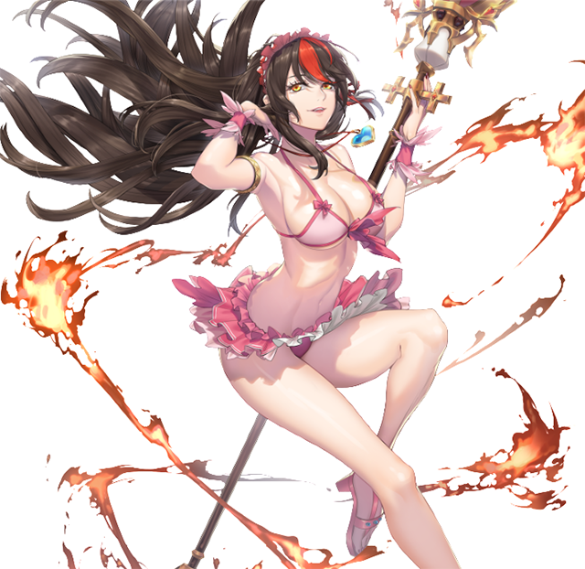 【期間限定UR水着キャラピックアップガチャ】

ご主人様ごきげんよう。ニアです！
UR朧(水着)ピックアップガチャ開催中！！

▼開催期間
8/10(火)18:00～8/17(火)15:00

10連ガチャではSTEP5でSSR以上キャラクター1体が確定！

※詳細内容はゲーム内のお知らせをご確認ください。