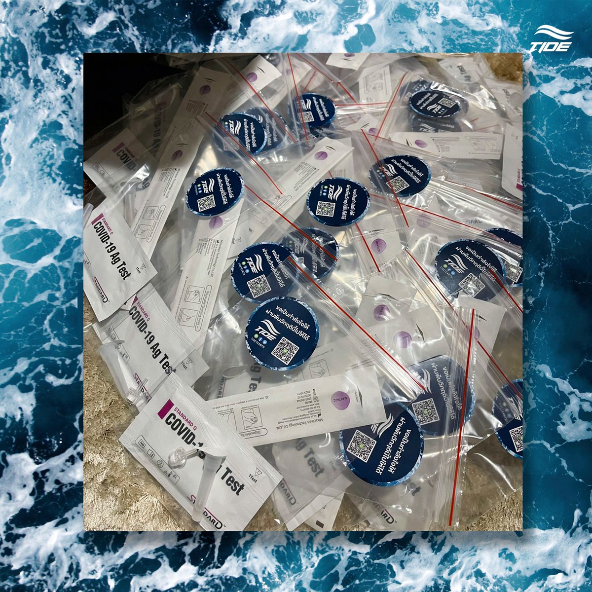 เรายังคงทยอยส่งชุดตรวจโควิด ATK ให้อยู่นะคะ โดยเฉพาะผู้ที่จำเป็น และสัมผัสผู้ติดเชื้อก่อน อย่างผู้สูงอายุ กลุ่มโรคเสี่ยง หรือผู้ที่มีคนในบ้านติดเชื้อ

ตรวจแล้วได้ผลอย่างไร Inbox มาเล่าให้ฟังบ้างนะคะ โดยเฉพาะผู้ที่มีผลบวกขึ้น 2 ขีด ให้รีบแจ้งทีมงานมาได้เลยค่ะ 
 🌊 #ไทด์อาสา