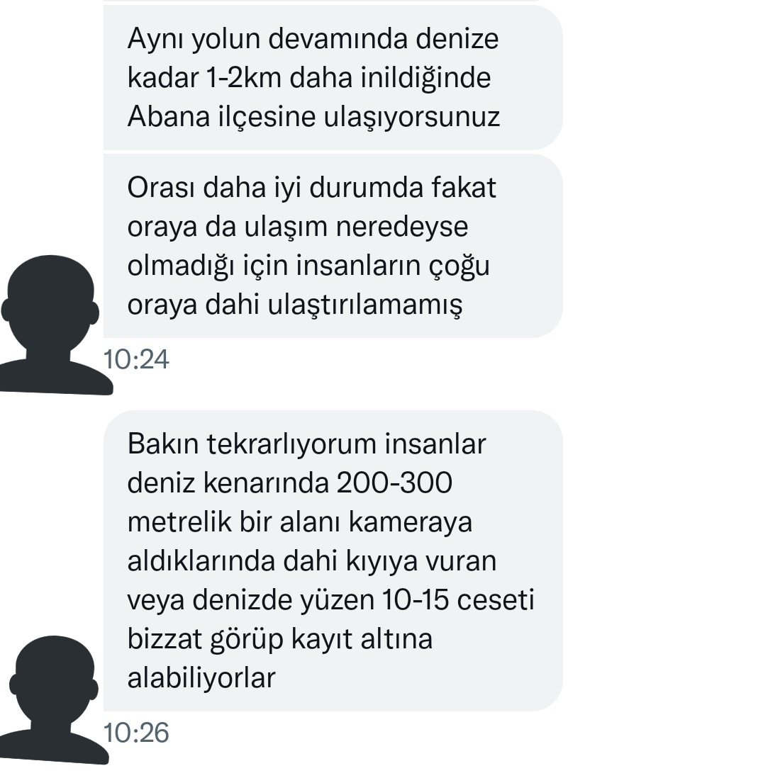 Afet bölgesindeki durumun ayrıntılarına ilişkin gelen bir mesaj:
#bozkurtyokoldu