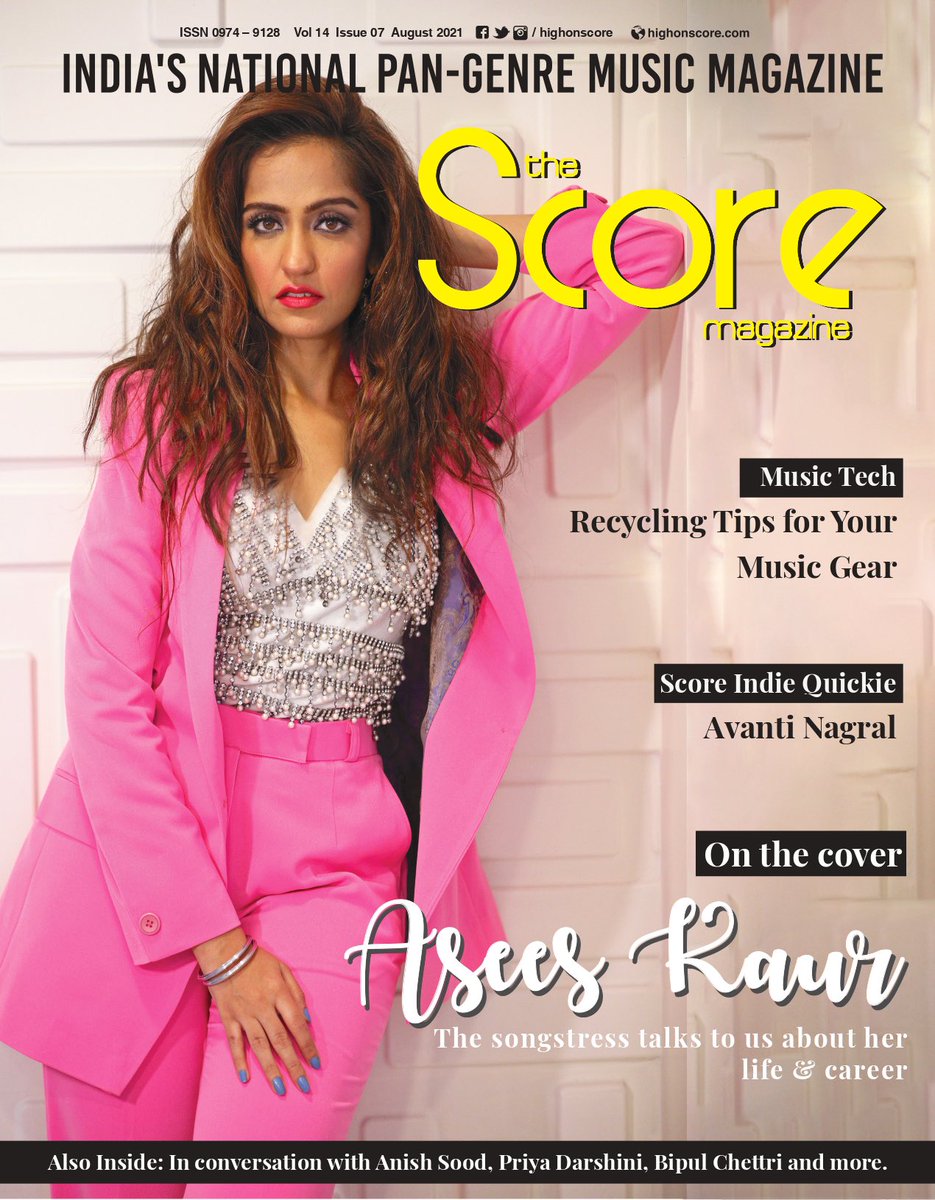 AseesKaur's tweet photo. I am literally HIGH on life right now as I am on the cover of @highonscore !!
Read the interview here - https://t.co/0ENUs4zZIY
#AseesKaur #highonscore #thescoremagazine https://t.co/MoaTDrBTBT