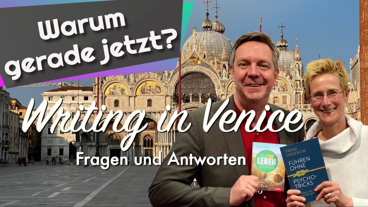 Writing in Venice: Warum gerade jetzt ein Buch schreiben? Mit <a href="/MesserBarbara/">Barbara Messer</a> und <a href="/andrejuenger/">Andre Jünger</a> vom <a href="/gabalbuecher/">GABAL Verlag</a> Verlag.
youtu.be/TkW4Dap2ByY via <a href="/YouTube/">YouTube</a>