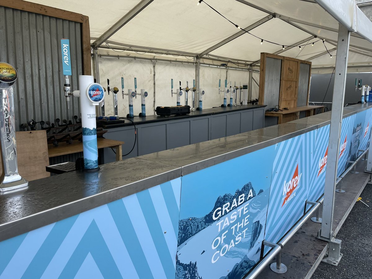 EventDispense's tweet image. Back at it, lovely to be working with the new @KorevLager branding 👌👌