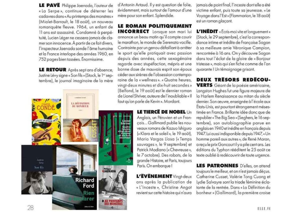 « L’évènement ». À l’occasion de la rentrée littéraire, <a href="/ELLEFrance/">ELLE</a> nous recommande « Voyage dans l’Est » le dernier roman de <a href="/CHRISTINEANGO/">Christine Angot</a>, disponible mercredi prochain en librairie ➡bit.ly/2XjUXlj