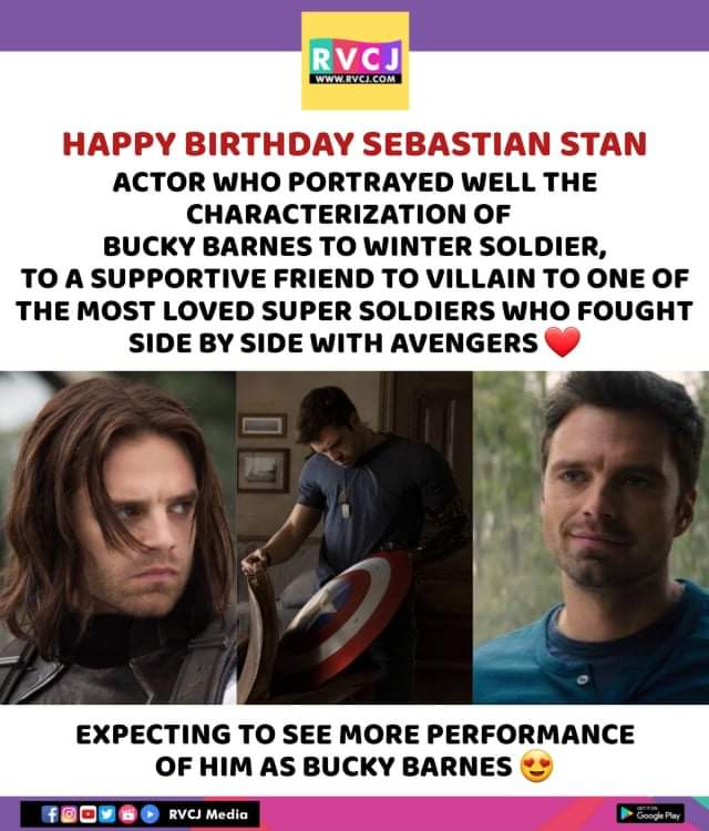 Happy Birthday Sebastian Stan! 