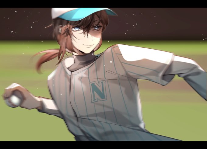 「野球 ロングヘアー」のTwitter画像/イラスト(人気順)