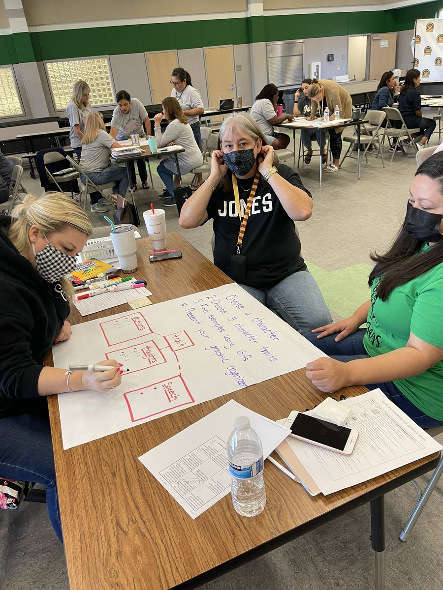 melony_stevens's tweet photo. Had a productive morning practicing Depth &amp; Complexity strategies with our AMAZING @jonesrisd teachers to support our @GTRockwall students.  @RockElemC_I   #OurCommunityOurKids #ILoveRockwallISD #BetterTogether #JonesJags https://t.co/kTtjFn0N54
