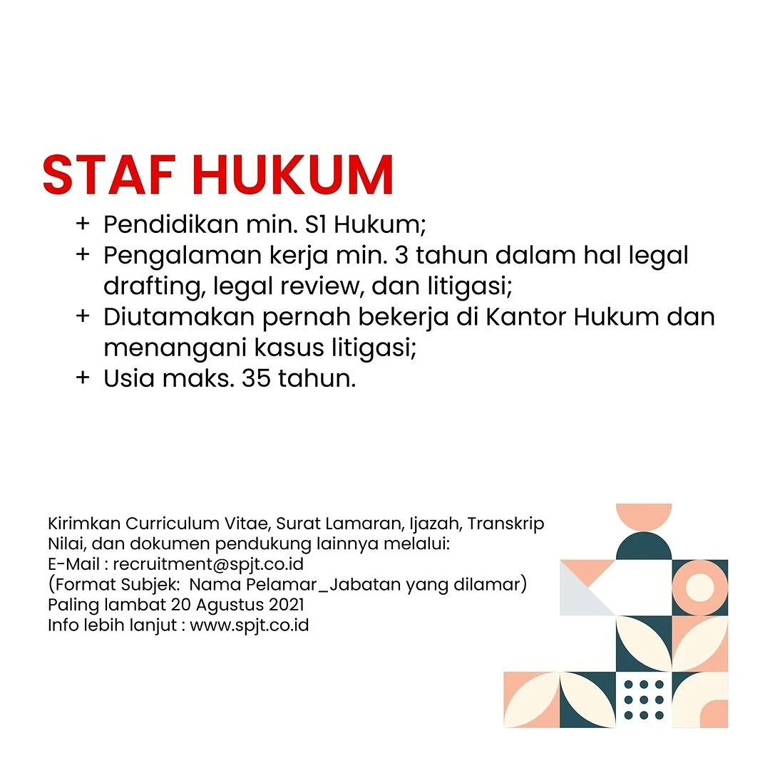 bkdprovjateng's tweet photo. Monggo yang mau Berkarya di @spjt.id Kami Badan Usaha Milik Daerah (BUMD) milik Pemerintah Provinsi Jawa Tengah memberikan kesempatan bagi Para Profesional untuk menjadi bagian dari perusahaan kami.
Informasi lebih lanjut kunjungi website kami di https://t.co/TDYGLbOiNM https://t.co/wgd3B4Q1mL