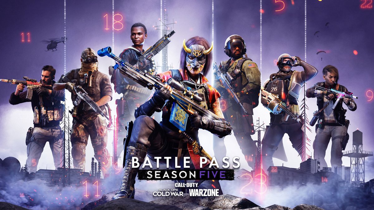 Bravo6Intel's tweet photo. 💥SEASON 5 BATTLE PASS GIVEAWAY💥

We’re giving away a Season 5 Battle Pass! To win;

• Retweet this tweet

• Follow @WarzoneInformer 

• BONUS: Tag friends!

Winner picked in 72 hours. https://t.co/NelUTTpVnl