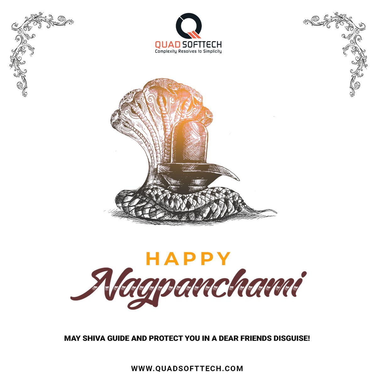 QuadSoftTech's tweet photo. There are a lot of stories and legends that are cited as the reason behind the celebration of the Nag Panchami festival. Let us look at some of the interesting legends of Nag Panchami.
#QuadSofttech #NagPanchami2021 #Nagdevata #HappyNagPanchami #HappyNagPanchami2021 #नाग_पंचमी https://t.co/vWNYjmmu9J