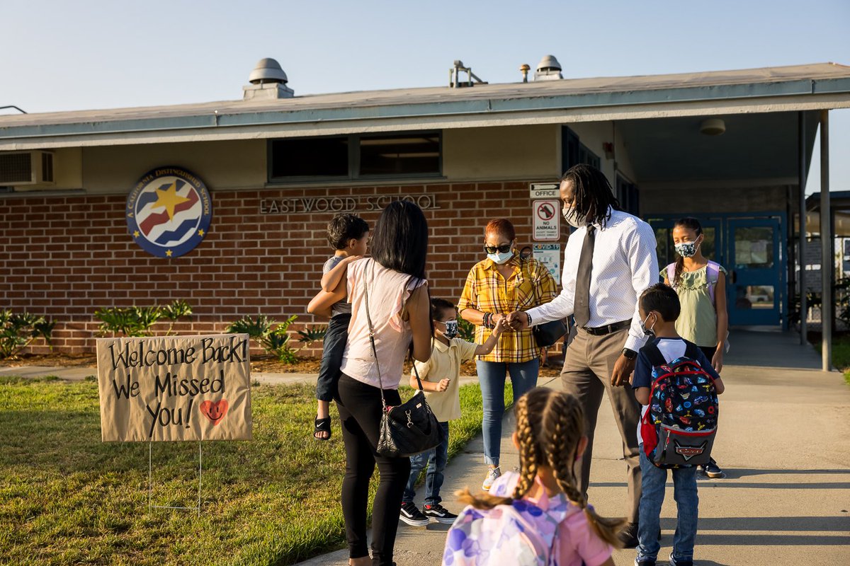 We’ve officially got 2 Eastwood Eagles in our house. Thank you to Mr. Ramsey for a great start to the new year! #NLMUSD