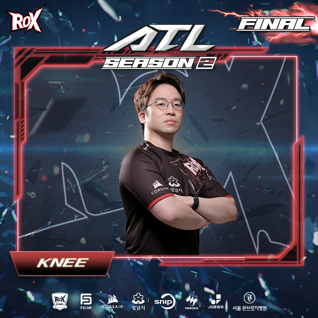 ATL S2 Final(Aug. 14, 2021, 7pm KST) 
KNEE will play against top 7 Korean Players
Watch at KNEE's Chanel
bj.afreecatv.com/holyknee
#ROX #ROXGAMING #ROXDRAGONS #성남ROX #Seongnamcity
#ATL #TEKKEN7 #KNEE
#CORSAIR #newzoo #FICOR 
#socialjuego11
