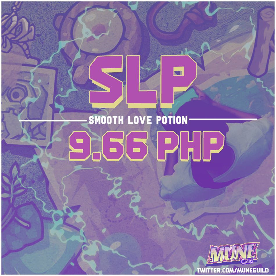 muneguild's tweet photo. SLP UPDATE
SLP Value as of now is at 9.66 PHP-12:50PM-8/13/21

join our fast-growing family,
discord: https://t.co/ryh1F8c7Lu
#MuneServer
#SLPupdate https://t.co/jqtTRsvk4l
