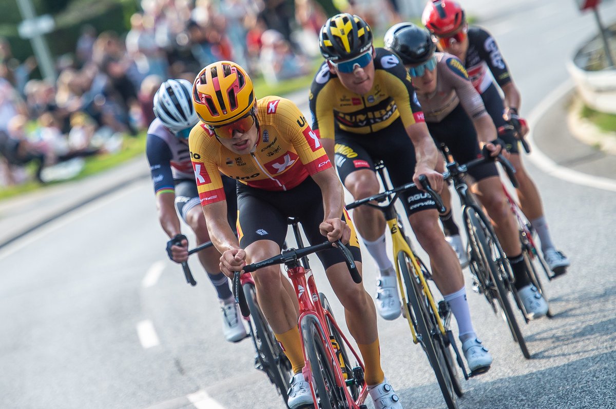 Mr <a href="/AnthonCharmig/">Anthon Charmig</a> flying with the big big guns at the 3rd stage of the <a href="/postnorddkrundt/">postnorddkrundt</a>. Fantastic racing!

@DanielHoelgaard unfortunately out of the race 🤕

Results by <a href="/FirstCycling/">FirstCycling</a>: firstcycling.com/m/race.php?r=3…

#development 

📸: @MarioStiehl