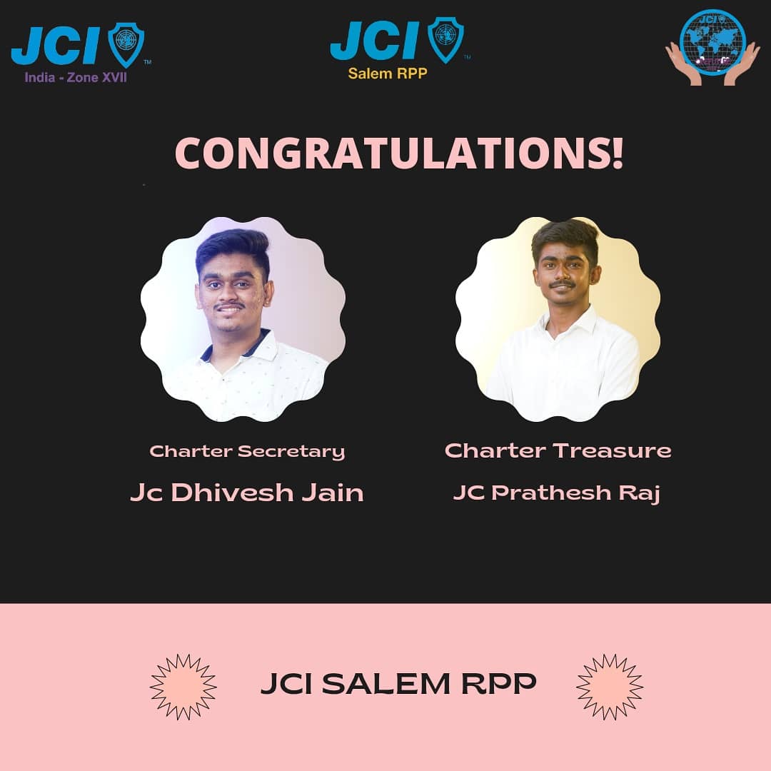 Jcisalemrpp's tweet photo. We take immense pride in Congratulating oru Charter President and Charter Members on their upcoming Missions.
The way to get started is to quit talking and start doing, And now it's time for actions to speak.
#jcisalemrpp #jciindia #zonexvii #jciworldcongress https://t.co/E5zMqT6kIC