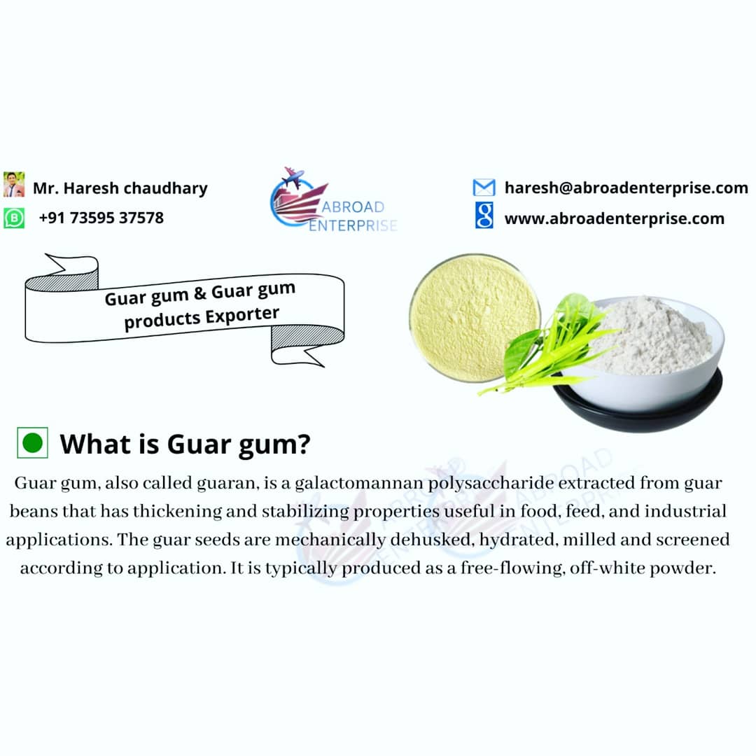 Haresh_abroad's tweet photo. We are leading exporter of Guar gum seed & powder from #india🇮🇳 #HareshChaudhary #hareshabroad #abroadenterprise #guargum #guargumpowder #guargumdiet #guar #gum #exporter https://t.co/rzMqImouzL