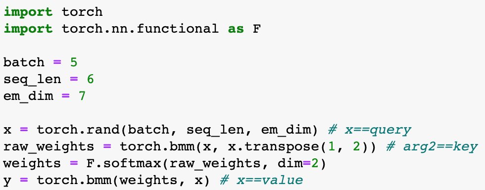 TheVijayR's tweet photo. Self-attention in 10 lines of code, with the infamous definitions of query, key, value: https://t.co/aQDOjRUJPV