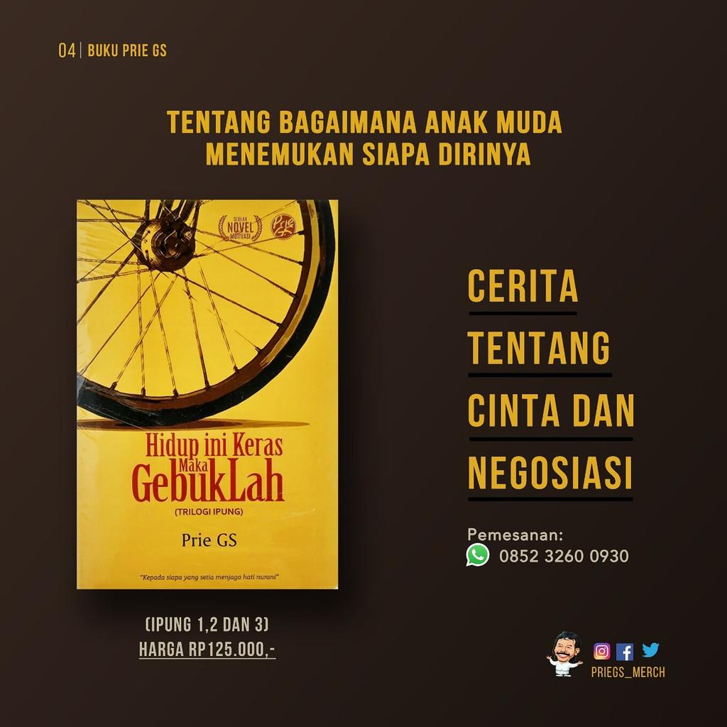 Buku dan Kaos PrieGS tweet media