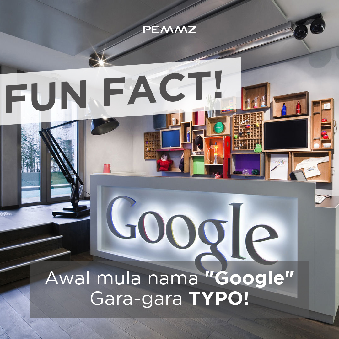 pemmz's tweet image. Nama awalnya adalah Googol namun saat mengecek apakah nama tersebut tersedia, merekka typo dari yang seharusnya Googol.com jadi Google.com

#pemmz #pemmzholics #google #googol #searchengine #funfact #tahukahkamu #didyouknow #faktaunik #faktamenarik #typo