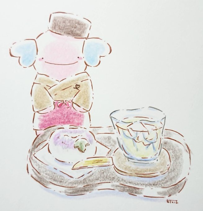 夏の和菓子のtwitterイラスト検索結果