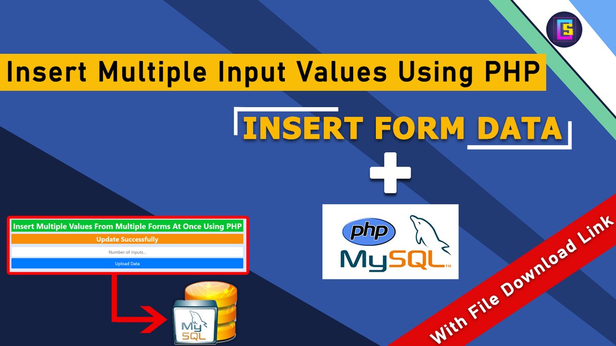 codingstudio_38's tweet image. Inserting multiple values from multiple forms at once in PHP and MySQL - youtu.be/LTSOjdvj_4Q
@codingstudio_38 #codingstudio #programming #trend #trending #Funnyvideo #technology #lifestyle #trendingvideos #trendreels #webdeveloper #latestupdates #updates #education
